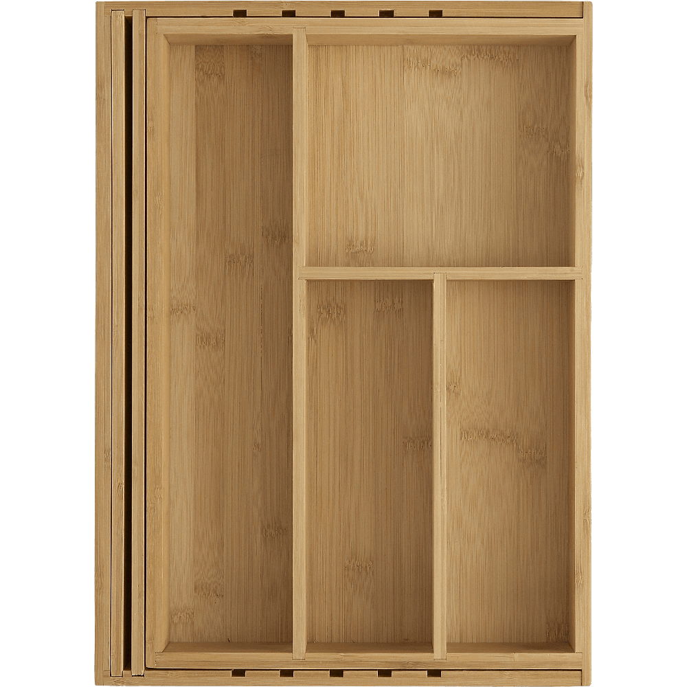 Expandable Bamboo Gadget Tray