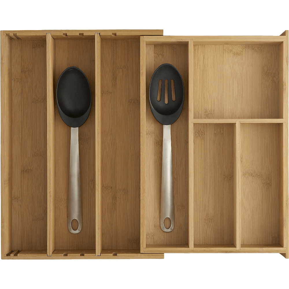 Expandable Bamboo Gadget Tray