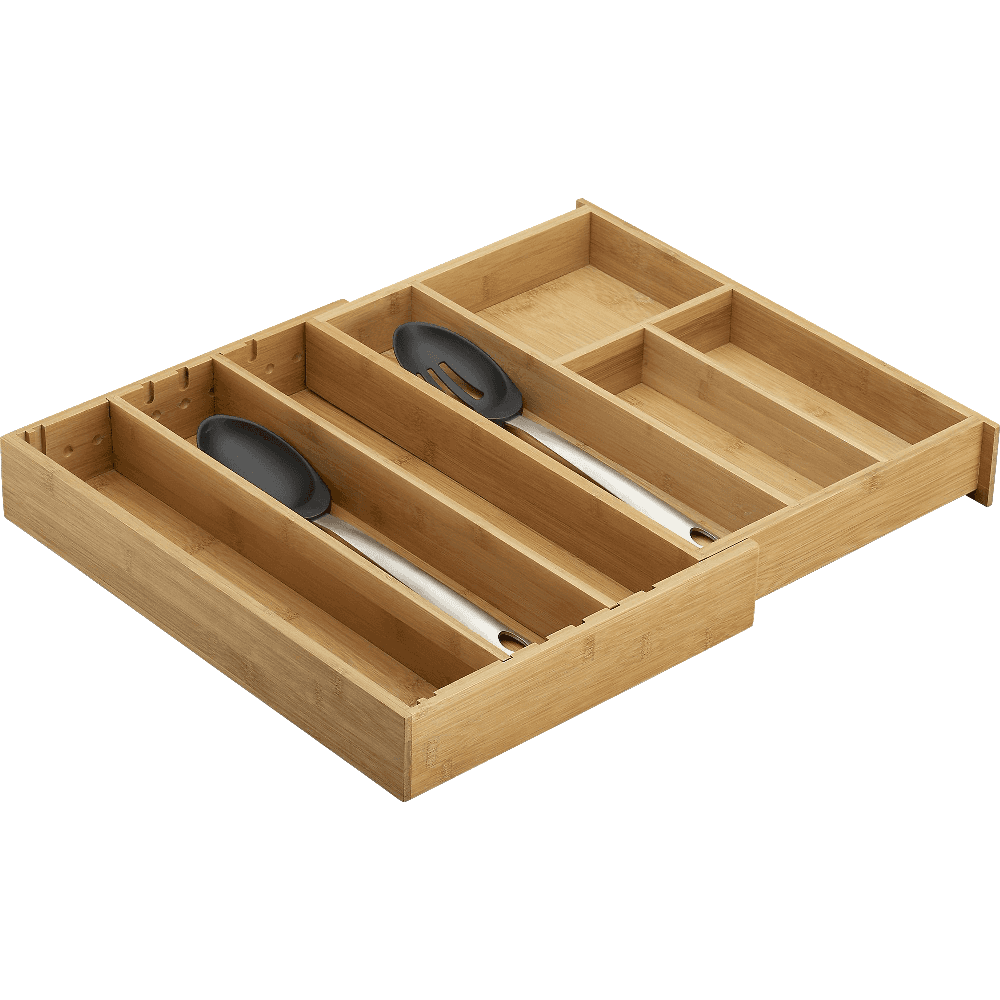 Expandable Bamboo Gadget Tray