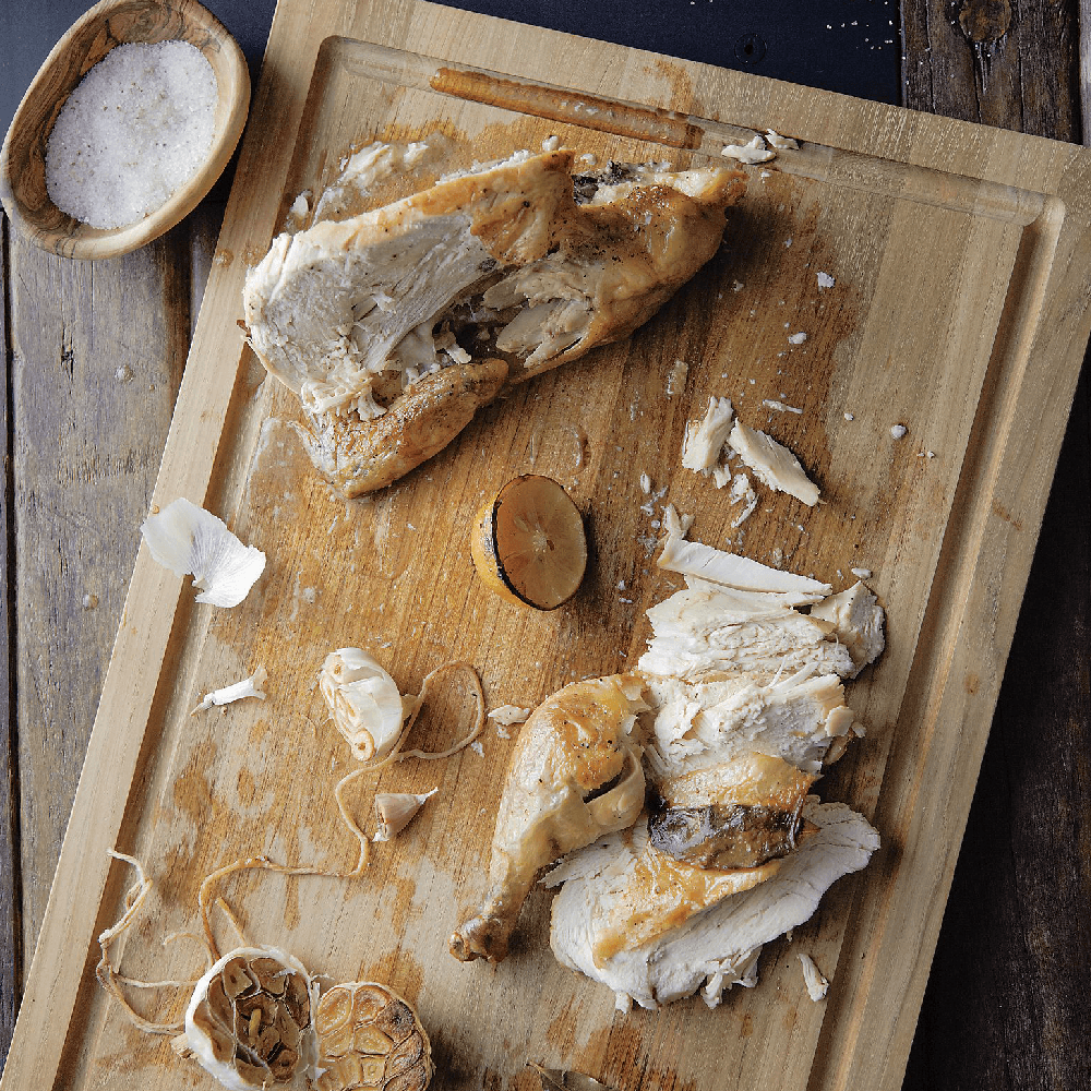 FSC Teak Rectangular Cutting Boards with Well